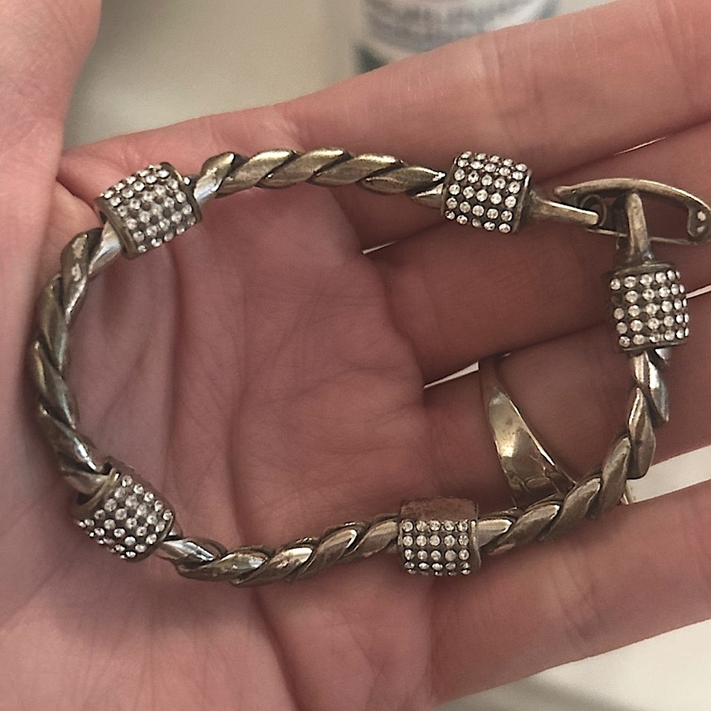Brighton Meridian  Bracelet with Studded Accents This wont go lower